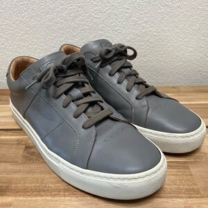 Greats Ash Gray Leather Men's Sneakers